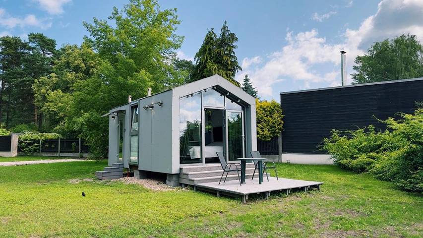 Ferienwohnung für 2 Personen, mit Terrasse und Ausblick in Lettland