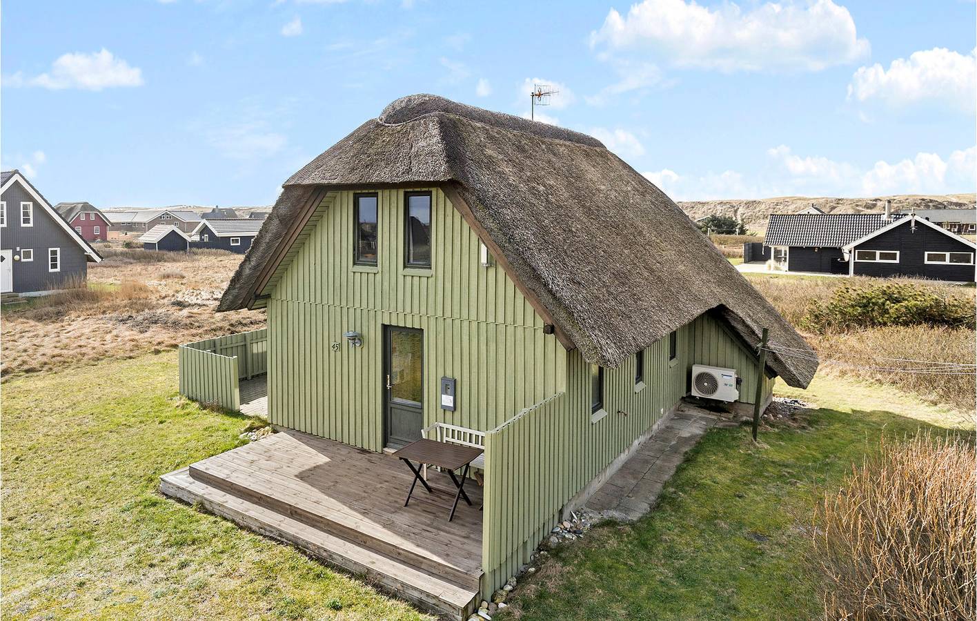 Holiday home for 7 people with terrace in Langerhuse, Harboøre