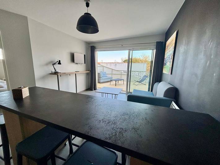 Appartement de vacances pour 6 personnes, avec piscine et balcon