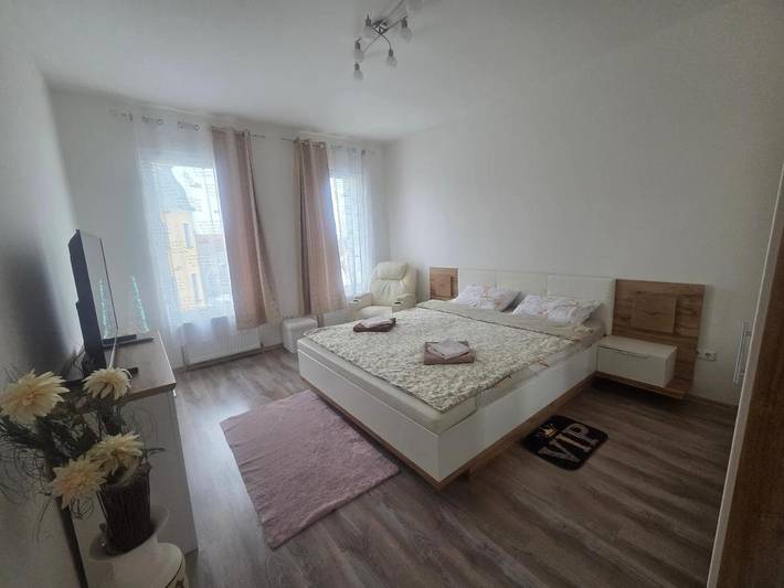 Ferienwohnung für 5 Personen, mit Balkon und Terrasse sowie Garten und Ausblick in Altenburg - 2