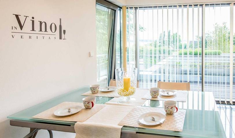 Ferienwohnung für 3 Personen, mit Balkon und Terrasse sowie Garten und Ausblick in Meierwik - 2