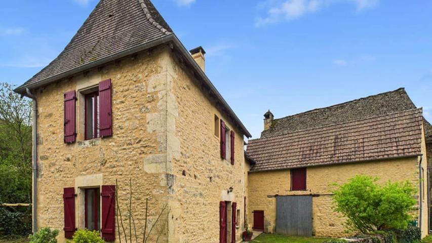 Gîte pour 7 personnes, avec jardin à Valojoulx