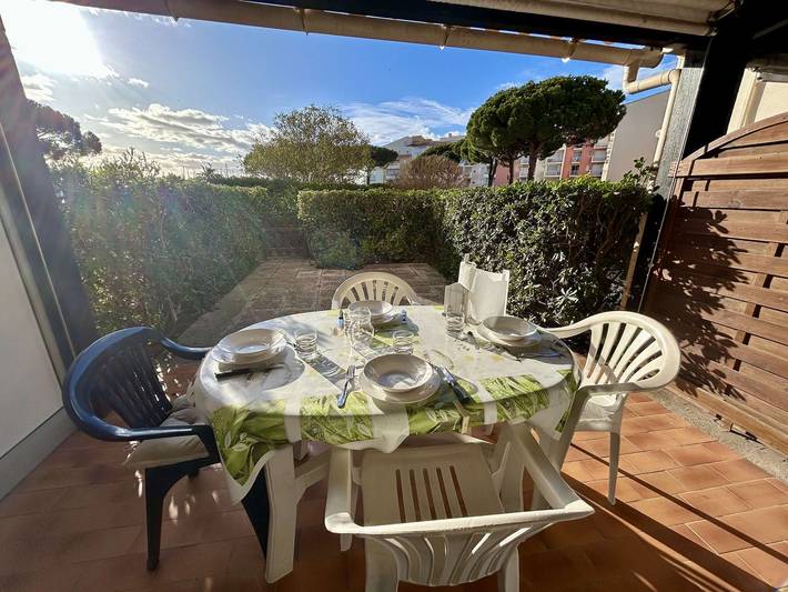 Appartement de vacances pour 4 personnes, avec piscine et terrasse au Cap d'Agde