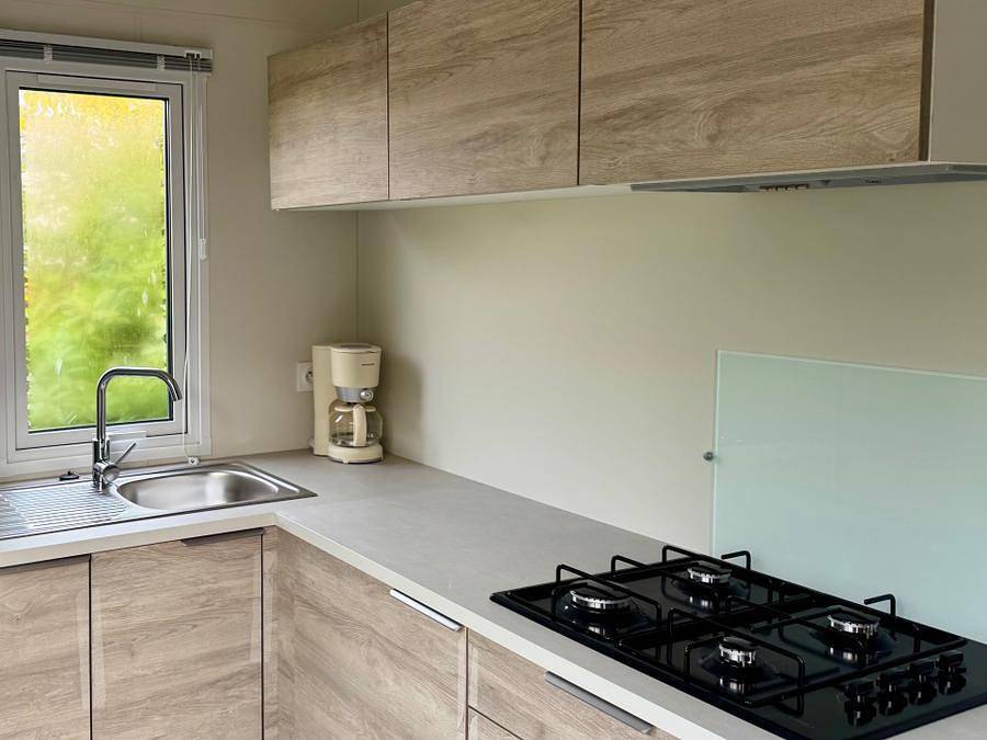 Camping Brantôme Far Ouest - Mobilhome 4 personas - Mobile home Premium- 27 m² - 2 dormitorios- Tv in Brantôme en Périgord, Périgord Vert