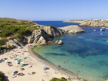 Apartamento in Es Mercadal, Costa de Menorca für 4 