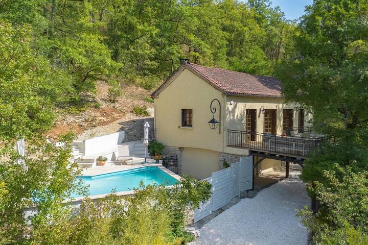 Location de vacances pour 6 personnes, avec jardin et vue ainsi que vue sur le lac et piscine à Catus - 2