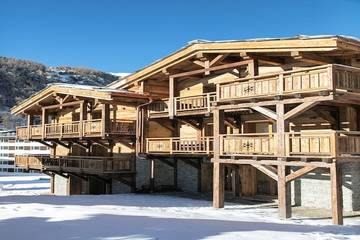 Gîte pour 6 personnes, avec balcon et sauna, adapté aux familles dans Zinal