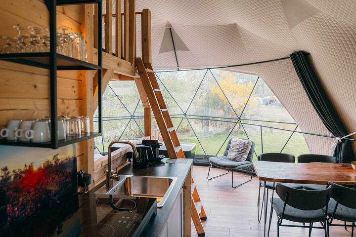 Glamping voor 4 personen, met Kinderzwembad in Overijssel