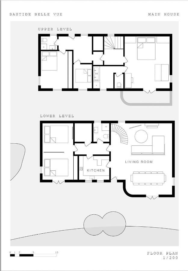 Location de vacances pour 12 personnes, avec vue ainsi que piscine et jardin à Auribeau-sur-Siagne - 2