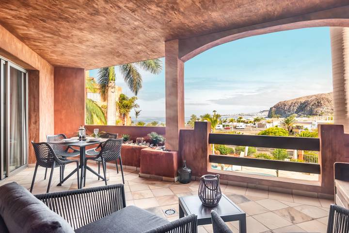 Ferienhaus für 3 Personen, mit Balkon und Terrasse