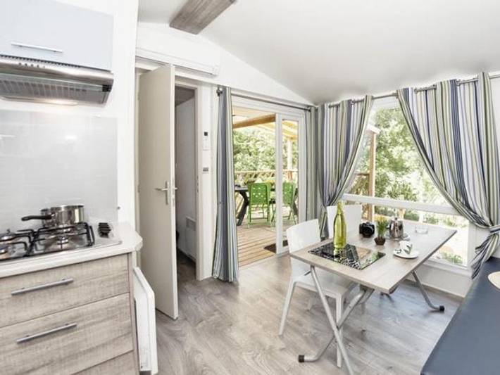 Camping Le Clos de Barbey  - Mobilheim 5 personen - Confort 2 Zimmer 24 m² in Bauduen, Brignoles Region