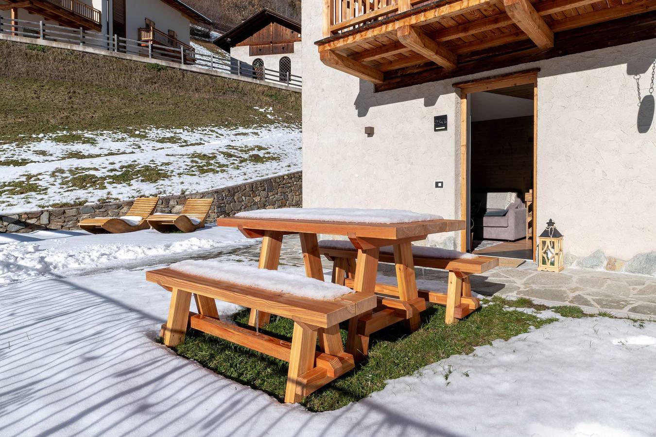 Ganze Wohnung, Apartment 'La Casa Di Larice in Val di Sole' mit Bergblick, privater Terrasse und Wlan in Piazzola, Rabbi