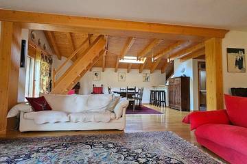 Chalet pour 6 personnes, avec balcon et vue à Crans-Montana