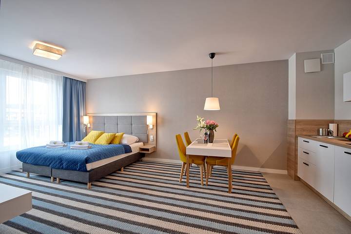 Ganze Ferienwohnung, Comfortable Studio Close to the Beach | Balcony and Parking in Międzyzdroje, Misdroy (Gemeinde)