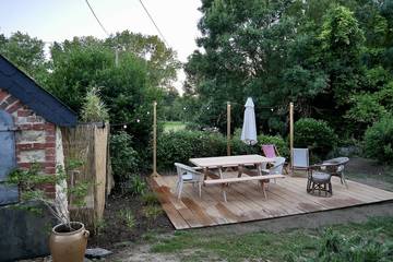 Gîte pour 9 personnes, avec jardin et terrasse, animaux acceptés à Chalonnes-sur-Loire