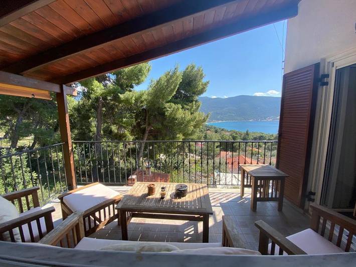 Maison de vacances pour 8 personnes, avec Balcon et Terrasse ainsi que Jardin et Vue