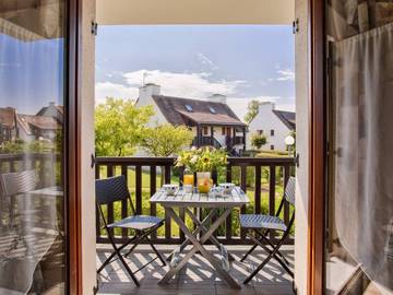 Gîte pour 4 personnes, avec balcon à Varaville