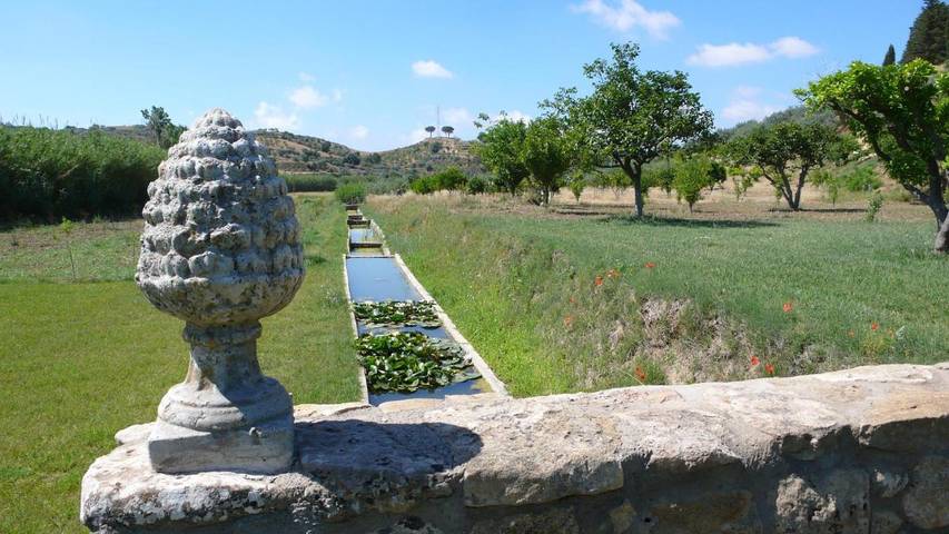 Gîte pour 5 personnes, avec piscine ainsi que jardin et vue, animaux acceptés à Mazzarino - 3