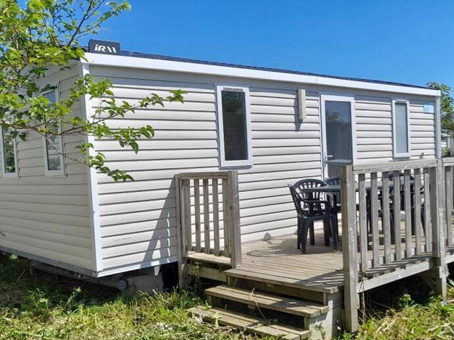 Camping 2 Plages et Océan - Mobilhome 6 personas - Aqua 2 hab 4/6 personas Terraza semicubierta - Île aux trésors in Châtelaillon-Plage, Región de La Rochelle