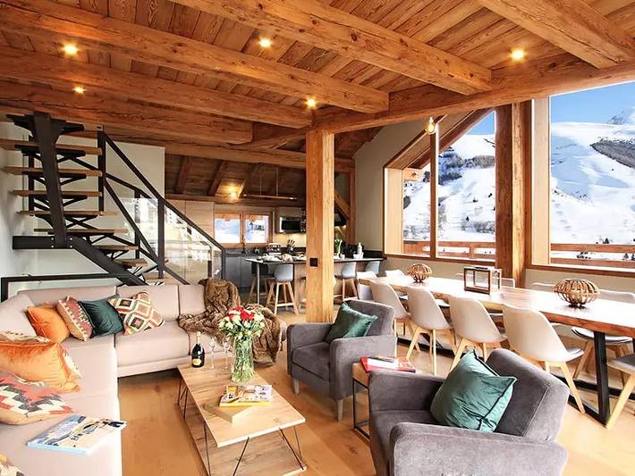 Chalet pour 12 personnes, avec balcon ainsi que jacuzzi et sauna dans Les Deux Alpes - 3