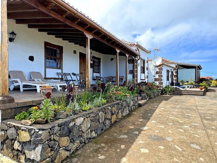 Ferienhaus für 4 Personen, mit Terrasse und Garten, kinderfreundlich auf La Palma