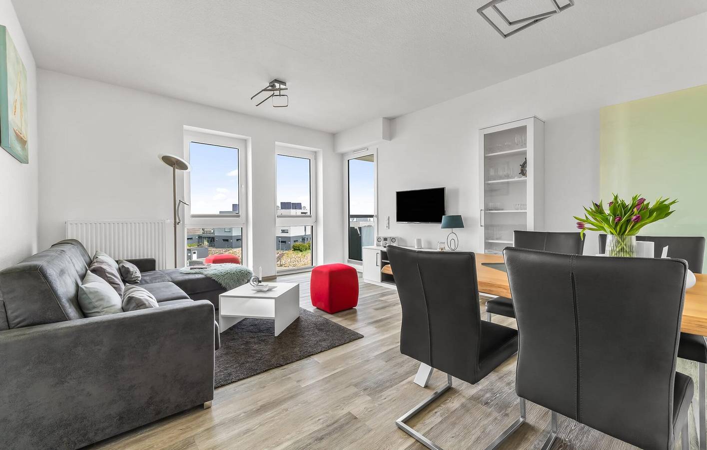 Cały apartament wypoczynkowy, Apartament wakacyjny dla 6 osób z taras in Olpenitz, Kappeln