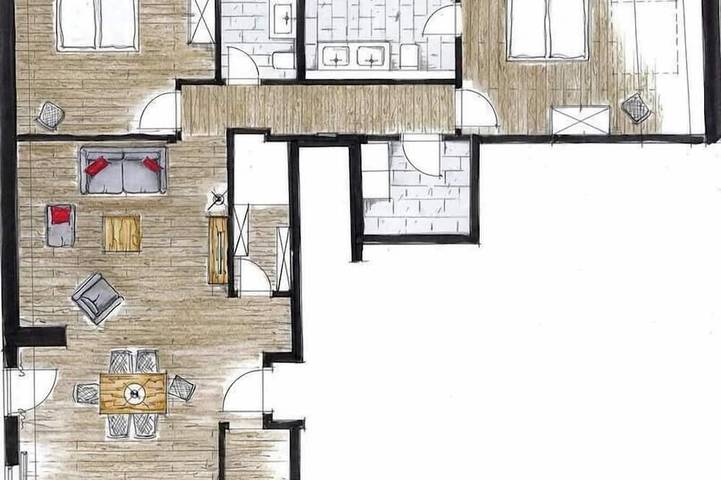 BnB für 6 Personen in Unterammergau