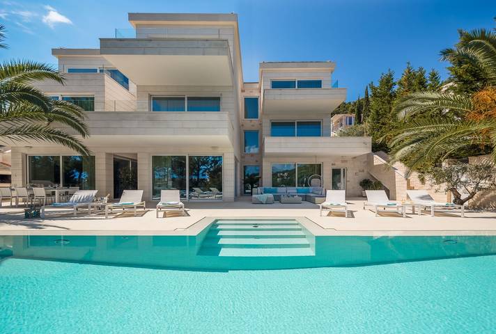Exklusive Villa Paterina beheizter Pool, Fitnessraum, Sauna, Familie, stilvoll in Selca, Brac