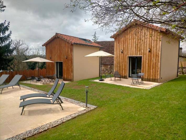 Location de vacances pour 2 personnes, avec vue ainsi que piscine et jardin à Rignac (Lot) - 4