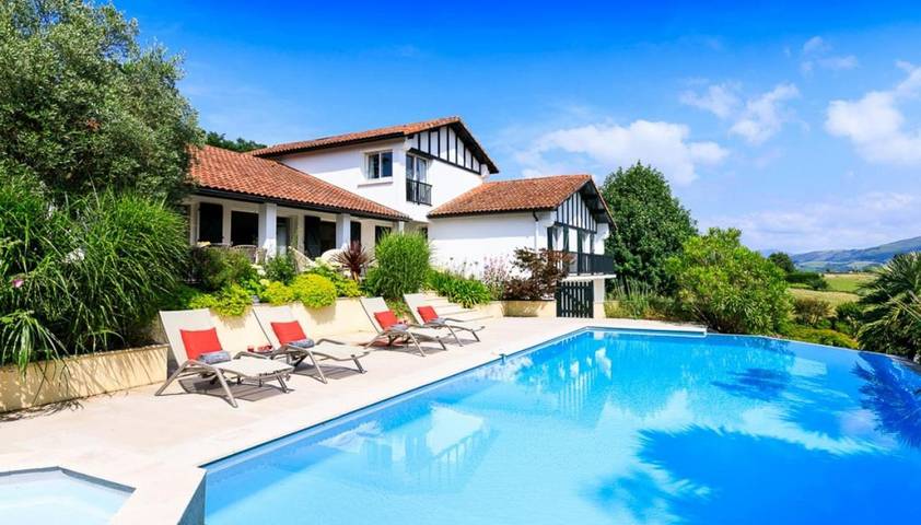 Maison de vacances pour 10 personnes, avec terrasse ainsi que piscine et vue, animaux acceptés - 1