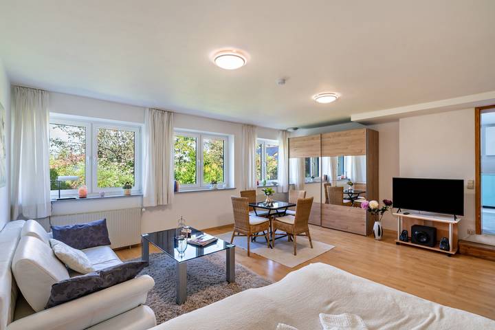 Location de vacances pour 4 personnes, avec Jardin