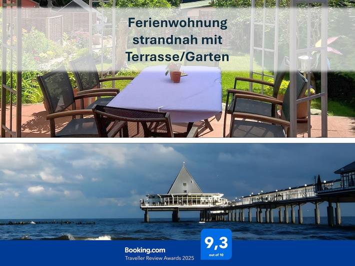 Ferienwohnung für 2 Personen, mit Garten und Terrasse, mit Haustier in Heringsdorf - 2