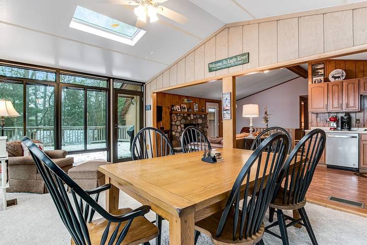 Vacation house for 4 people, with terrace and yard in Wisconsin