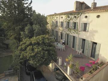 Chambre d’hôte pour 4 personnes, avec jardin ainsi que terrasse et vue à Millas