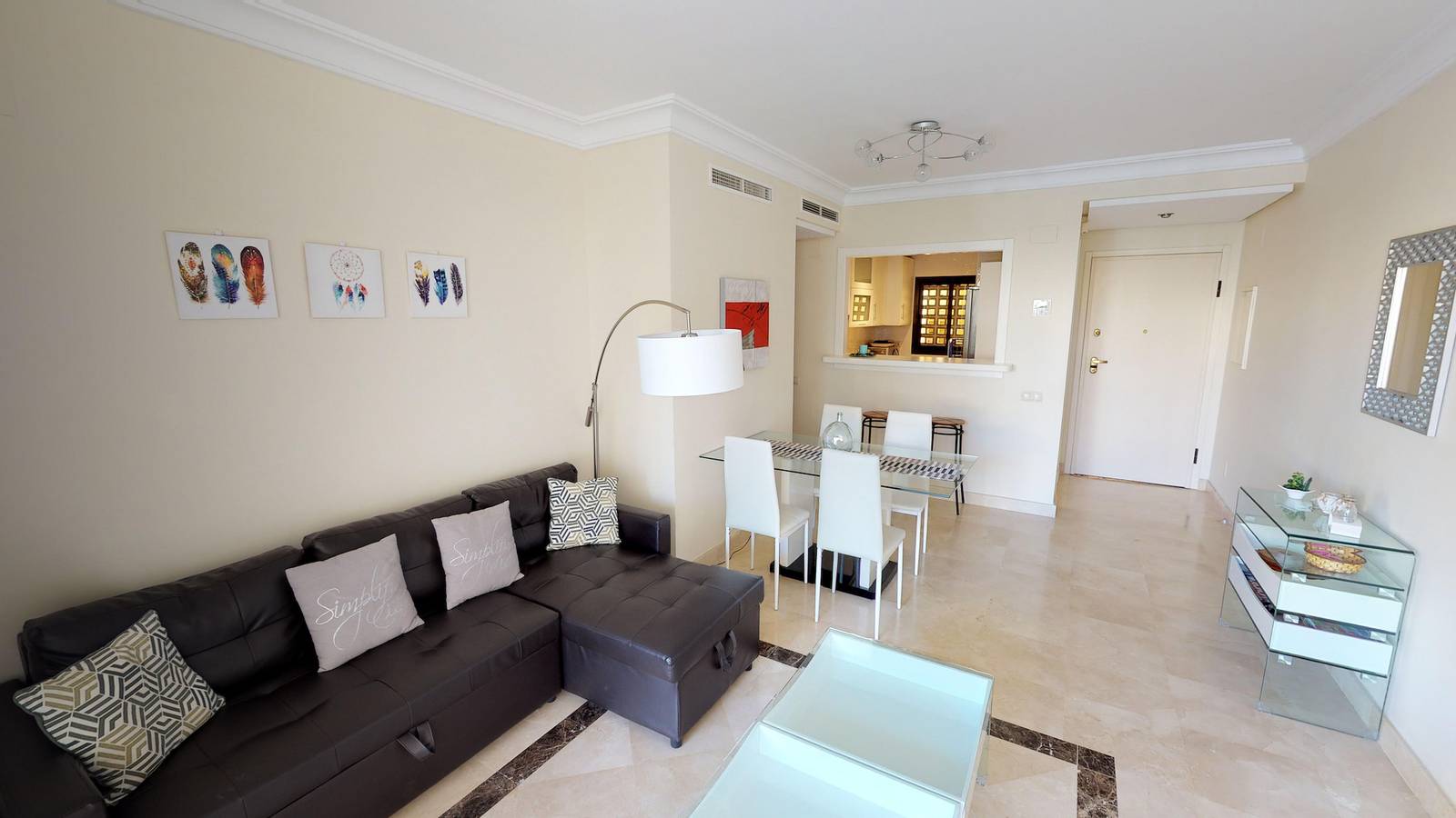 Hel leilighet, Ferieleilighet for 6 personer med badebasseng in Roda Golf, San Javier