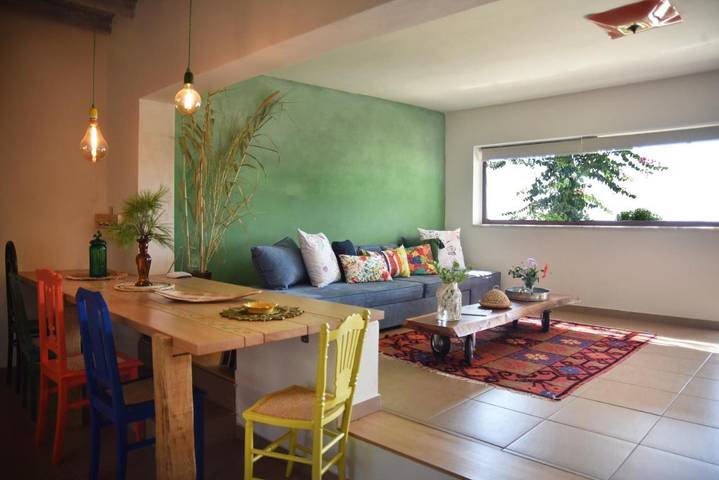 Vakantiehuis voor 4 personen, met uitzicht en tuin, met huisdier in Poseidonia