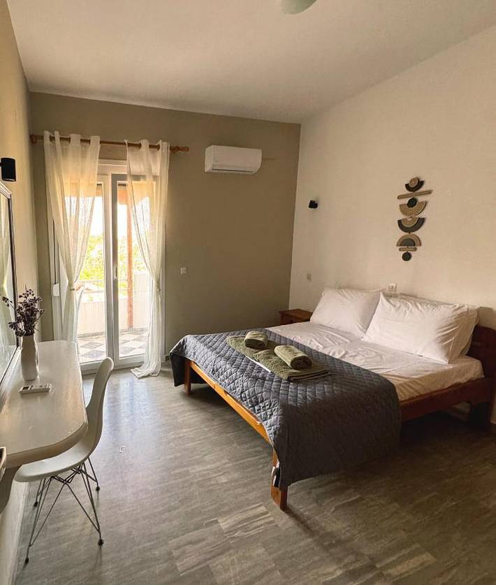 Gîte pour 2 personnes, avec jardin ainsi que balcon et vue dans Σκάλα Ερεσού - 4