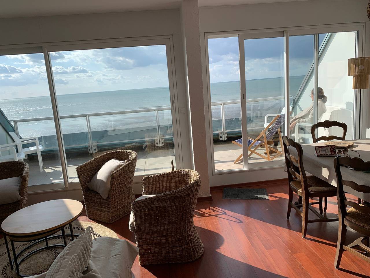 Ganze Wohnung, Ferienwohnung für 4 Personen mit Terrasse in Wimereux, Boulogne-sur-Mer und Umgebung