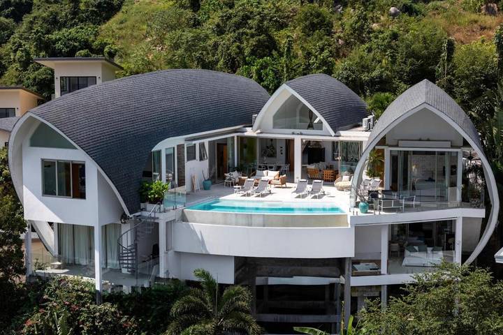 Villa für 8 Personen, mit Whirlpool und Pool sowie Garten auf Koh Samui