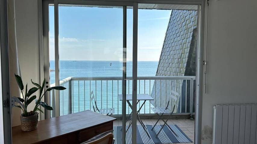 Appartement de vacances pour 4 personnes, avec Balcon ainsi que Terrasse et Vue à Saint-Quay-Portrieux