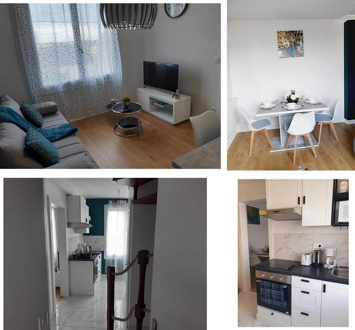 Appartement de vacances pour 4 personnes, avec Terrasse et Jardin