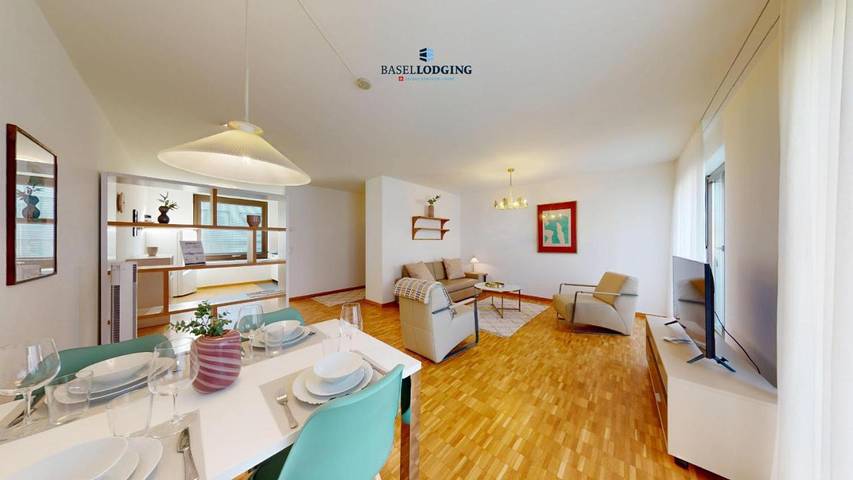 Apartamento para 4 personas, con jardín, Se admiten mascotas en Basilea