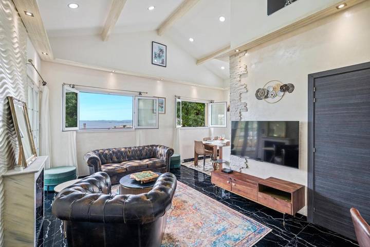 Maison de vacances pour 6 personnes, avec vue ainsi que jardin et terrasse