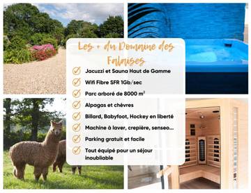 Maison de vacances pour 9 personnes, avec jardin ainsi que sauna et jacuzzi en Seine-Maritime