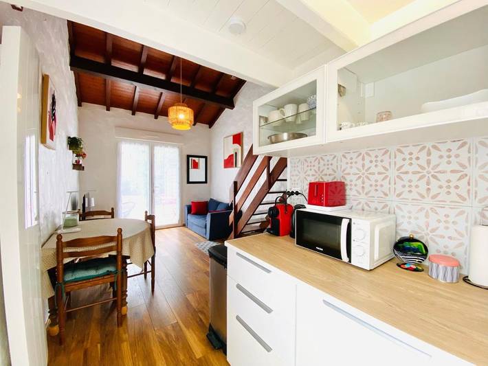Appartement de vacances pour 2 personnes, avec jardin