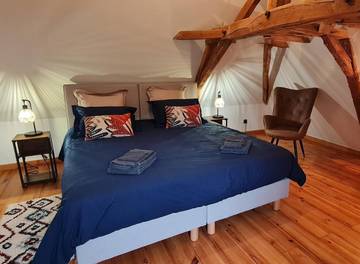 Maison d’hôte pour 4 personnes, avec jardin et vue à La Douze