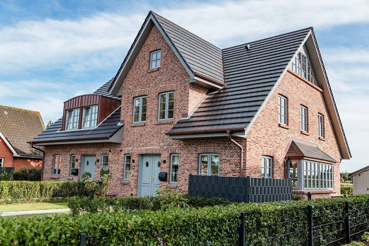 Ferienhaus für 6 Personen, mit Terrasse und Garten sowie Ausblick in Borgsum