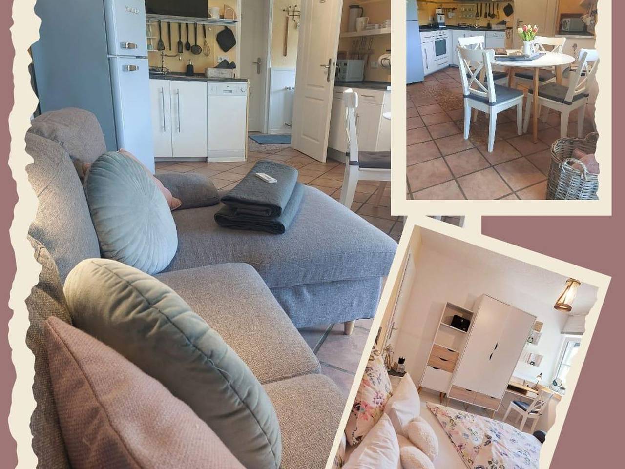 Ganze Ferienwohnung, Ferienwohnungen Naheliebe - 2-Bettwohnung Rosengarten in Kirn, Pfälzer Bergland