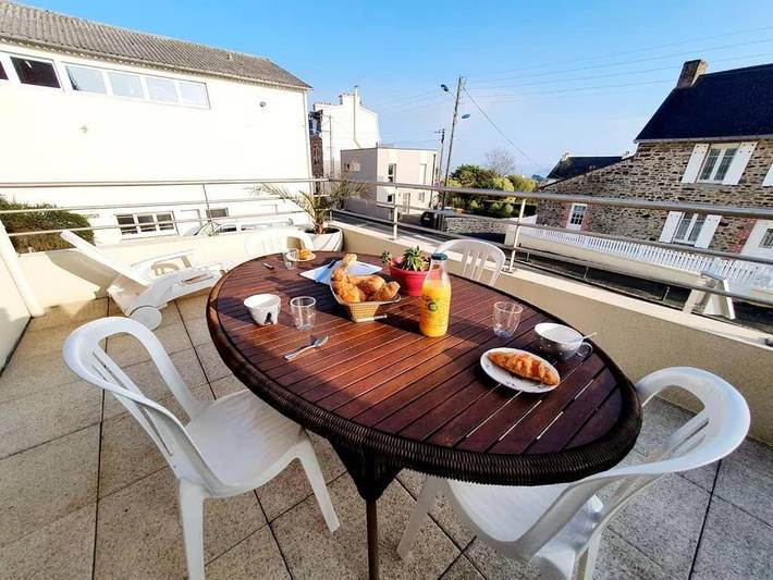 Appartement de vacances pour 2 personnes, avec Balcon ainsi que Terrasse et Vue