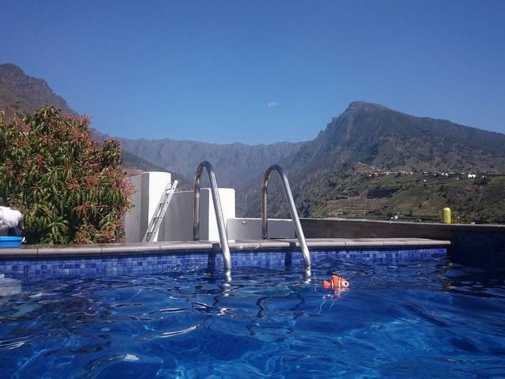 Bungalow für 4 Personen, mit Terrasse und Garten auf La Palma